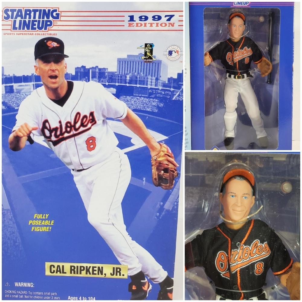 Cal Ripken Jr Starting Lineup 1997 12" Figure Vtg